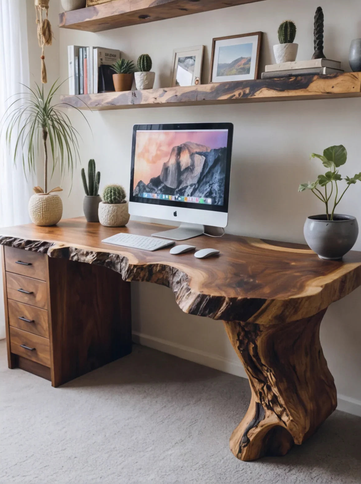Handmade Live Edge Desk