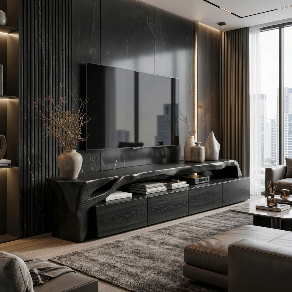 Modern TV Stand With Storage For Living Room