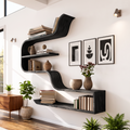 Handcrafted Wooden Entryway Organizer Shelf For Hallway Storage