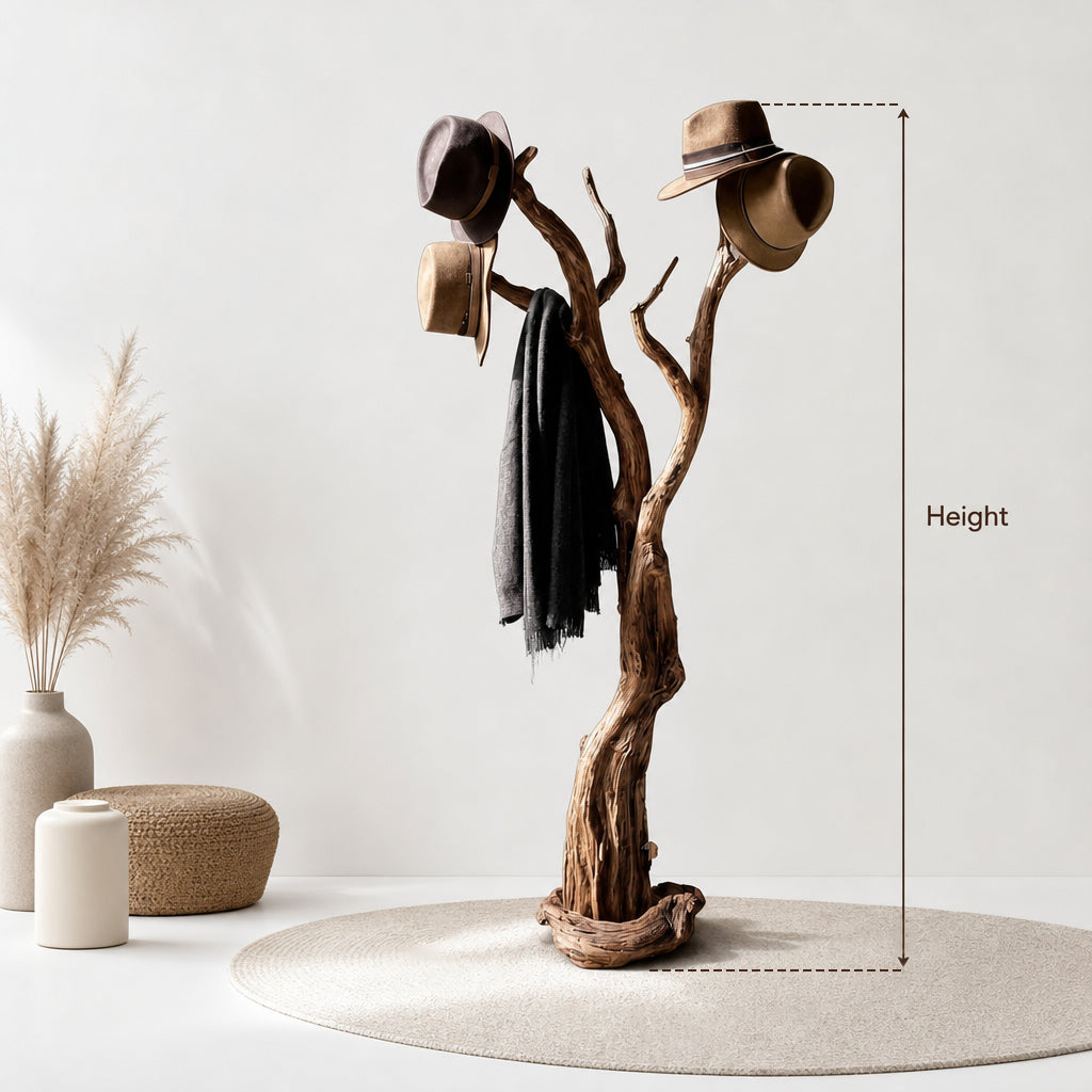 Natural Driftwood Coat Rack