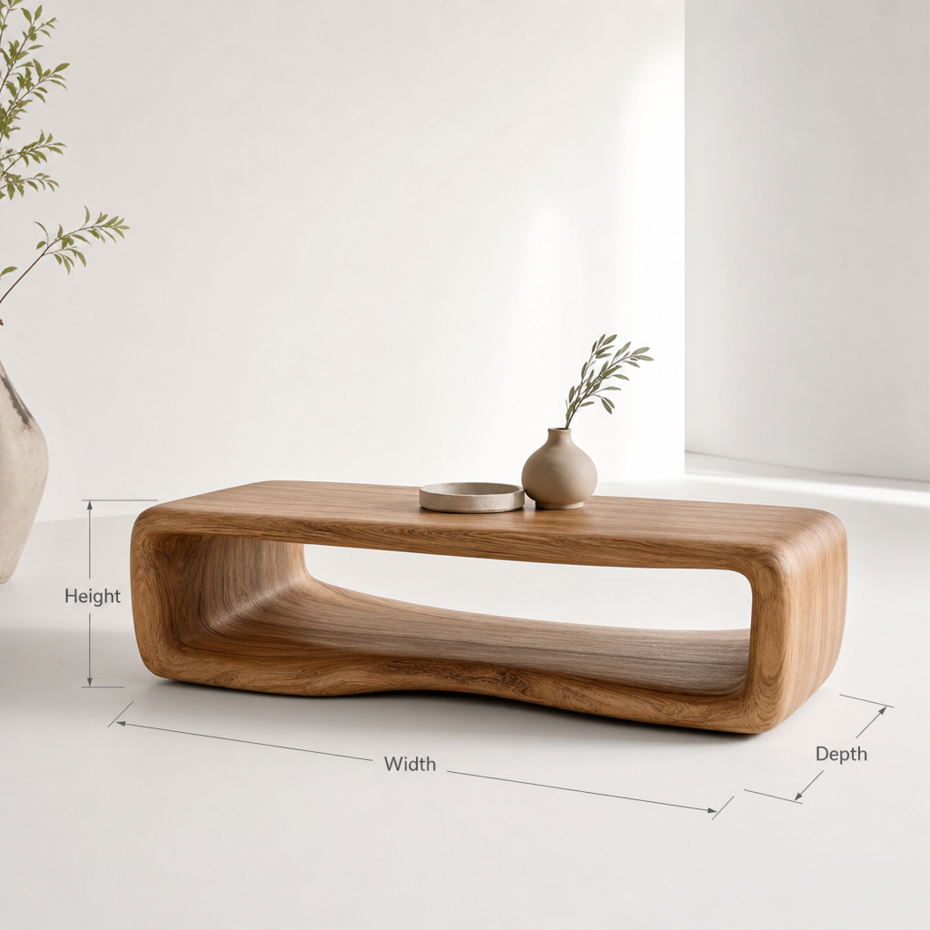 Rustic Wooden Coffee Table