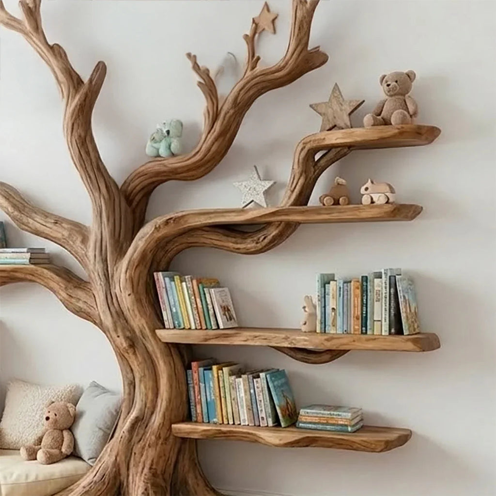 Handcrafted Solid Wood Nursery Decor & Kids' Library