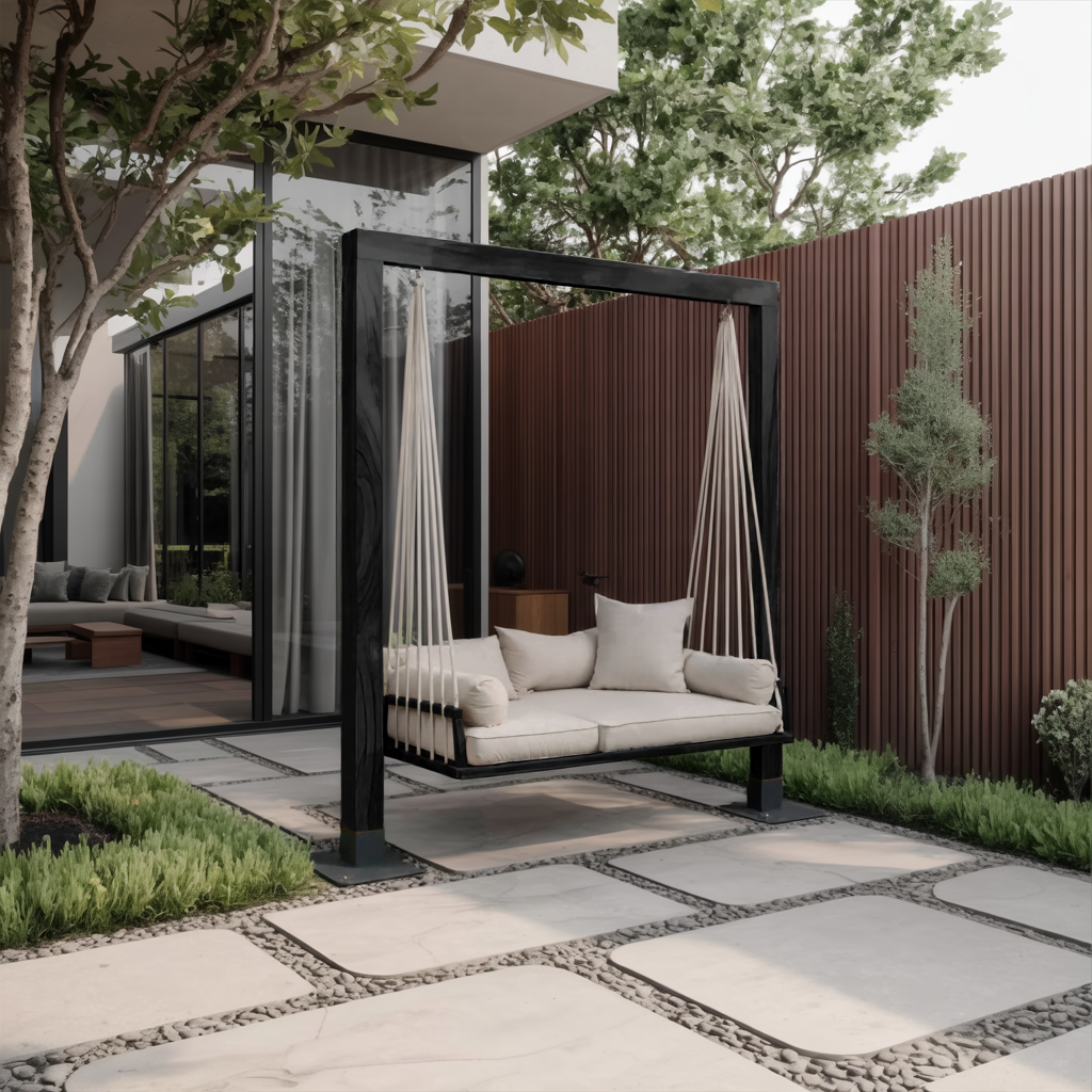 Modern Outdoor Daybed Swing For Poolside Or Garden