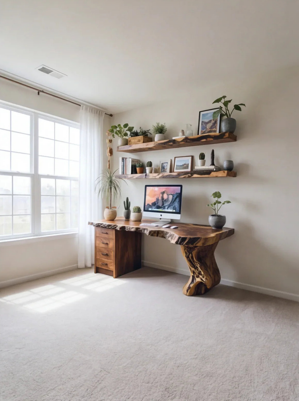 Handmade Live Edge Desk