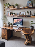 Handmade Live Edge Desk