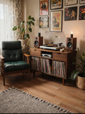 Handcrafted Record Player Stand