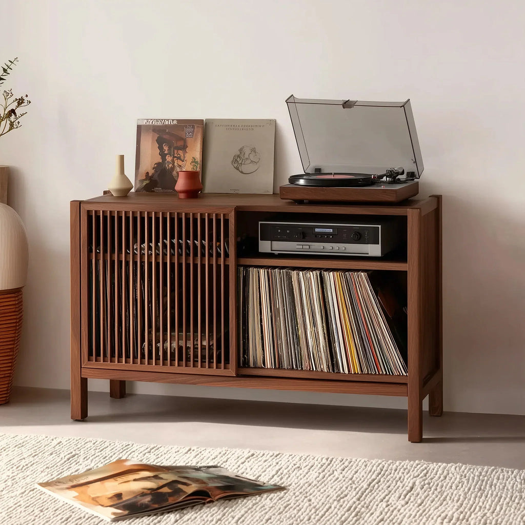 Handcrafted Record Player Stand