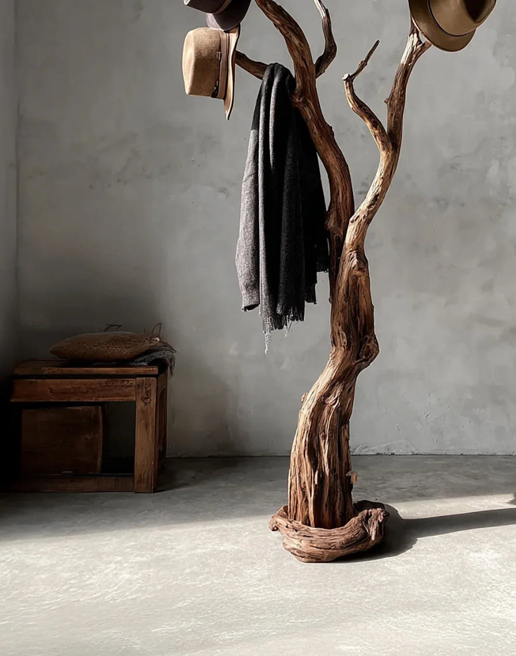 Natural Driftwood Coat Rack